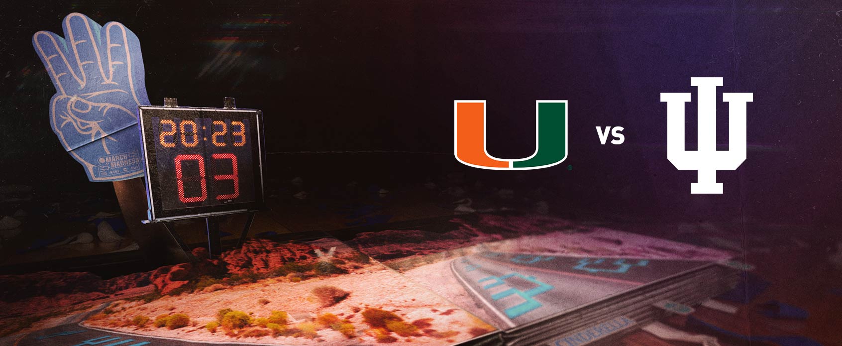 2023 March Madness - Miami vs Indiana