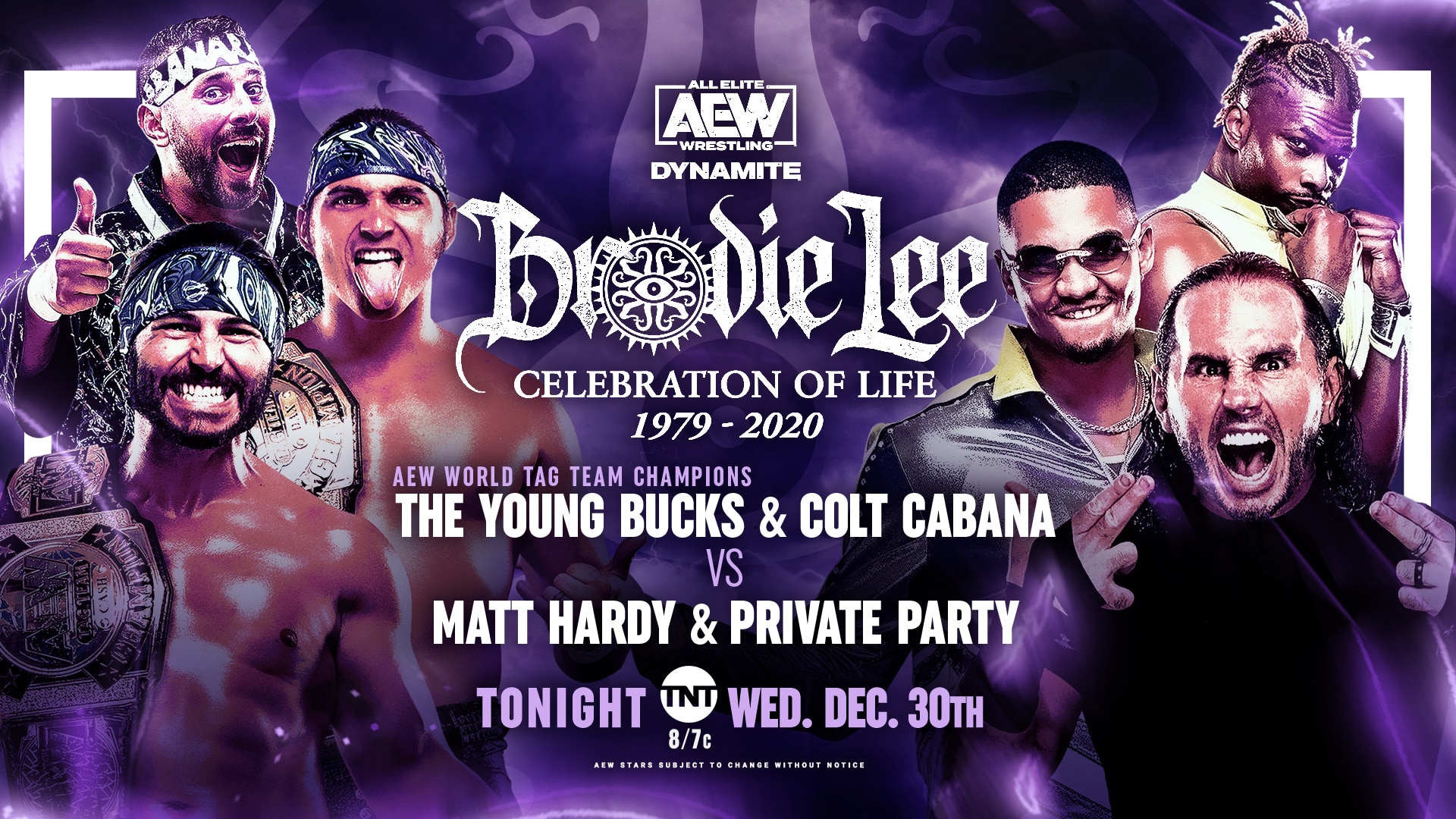 Young Bucks & Colt Cabana vs Matt Hardy & Private Party