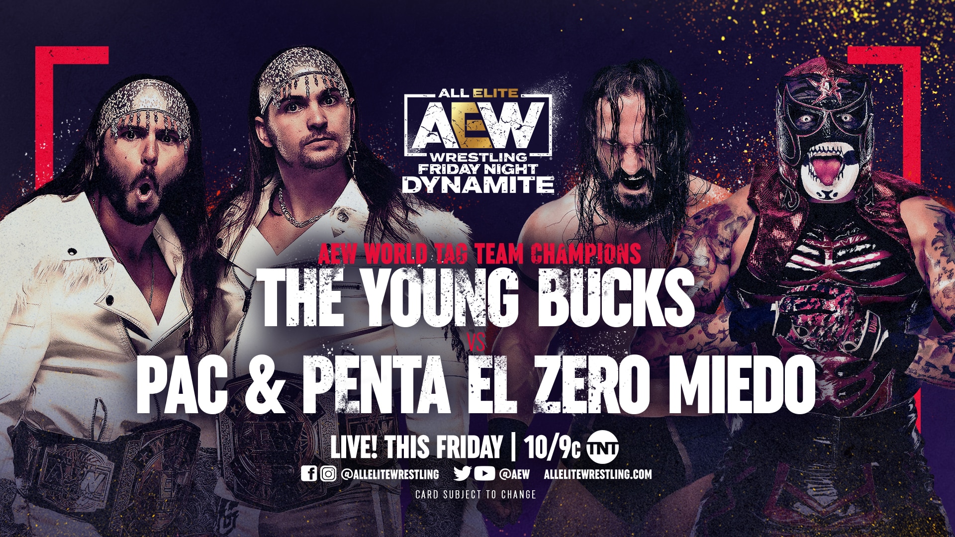 Young Bucks vs PAC and Penta El Zero Miedo AEW Dynamite IGNITE for 6/4/21