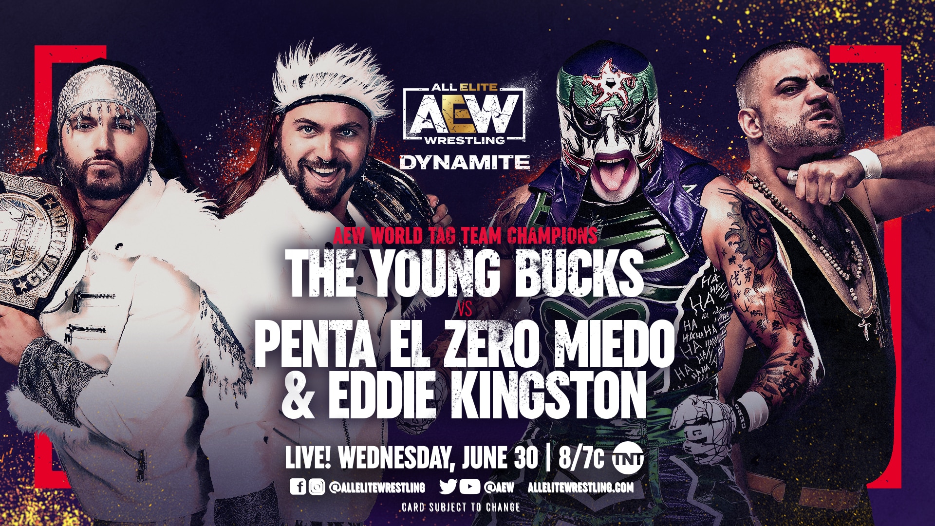 Young Bucks vs Penta El Zero Miedo and Eddie Kingston