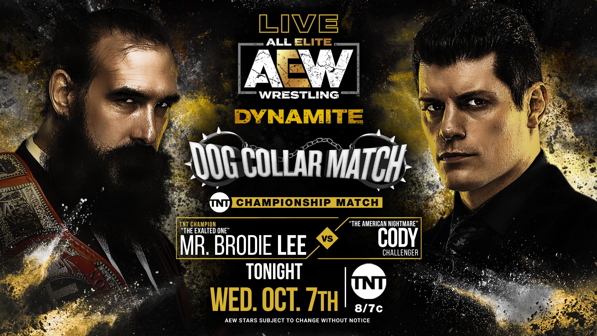 Dog Collar Match Brodie vs Cody