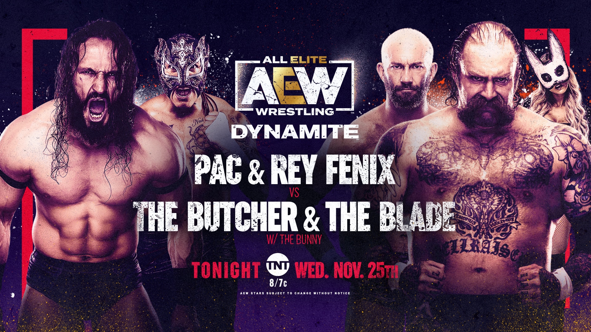 PAC & Rey Fenix vs Butcher, Blade and Bunny