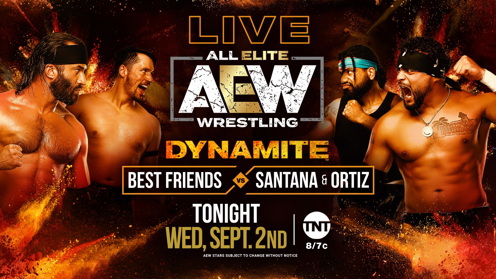  Santana & Ortiz vs Best Friends