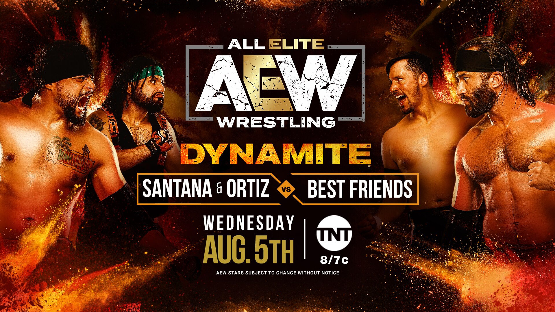 Santana & Ortiz vs Best Friends